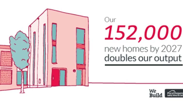 Stepping up to deliver 152,000 homes