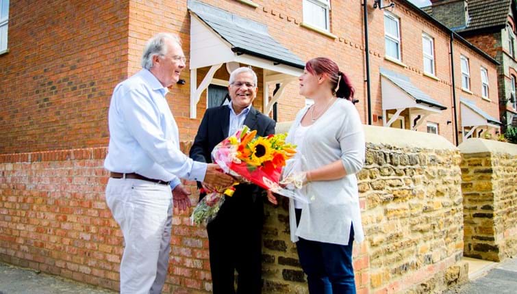 Council Leader opens new affordable homes in Kettering