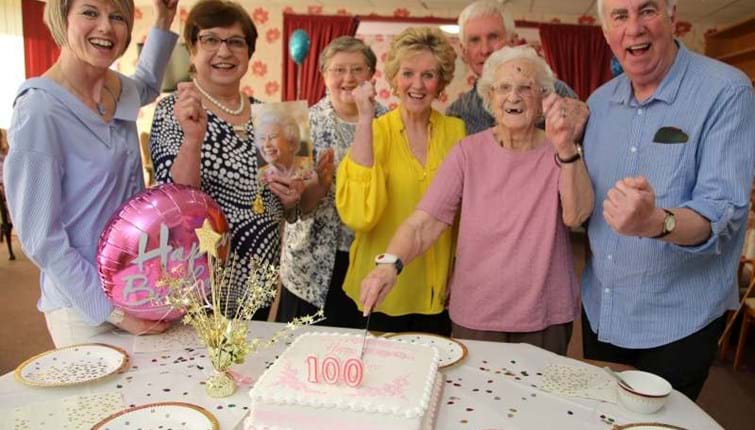 Pat celebrates her 100th birthday