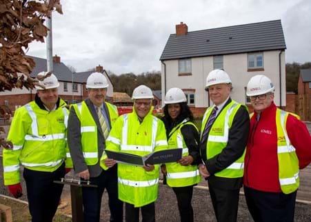 the villers - representatives of lovell, blaby district council, emh group and homes england