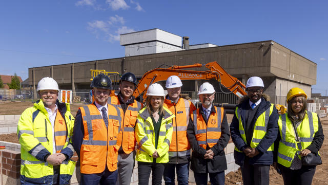 Local Partners Join To Celebrate Start On Site Of Affordable Housing Scheme At Nottingham War Rooms