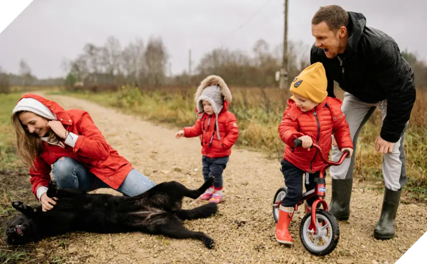Family With Dog CROP